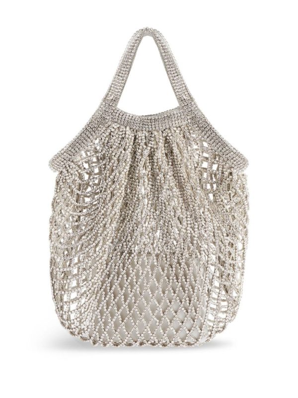 Balenciaga small 24/7 rhinestone-embellished tote bag - Image 3