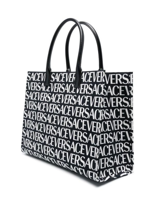 Versace all-over logo-print tote bag - Image 2
