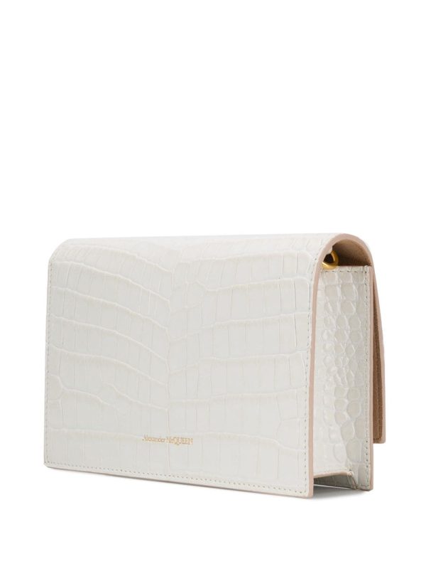 Alexander McQueen Skull crocodile-effect shoulder bag - Image 3