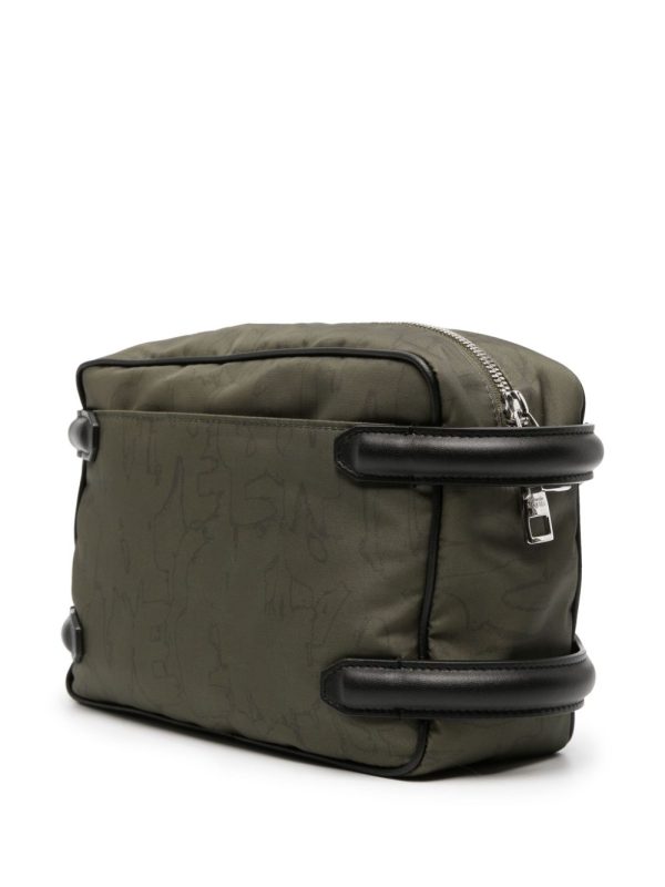 Alexander McQueen panelled-leather gabardine bag - Image 3