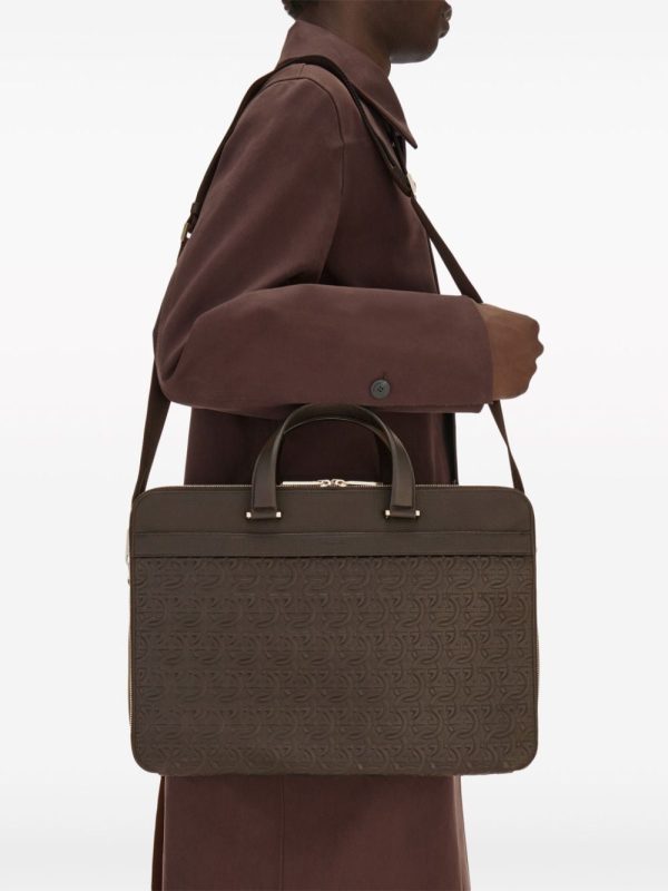 Ferragamo Gancini zipped briefcase - Image 3