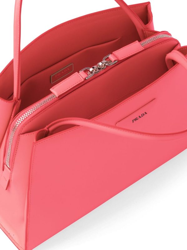 Prada trapeze logo plaque tote bag - Image 3