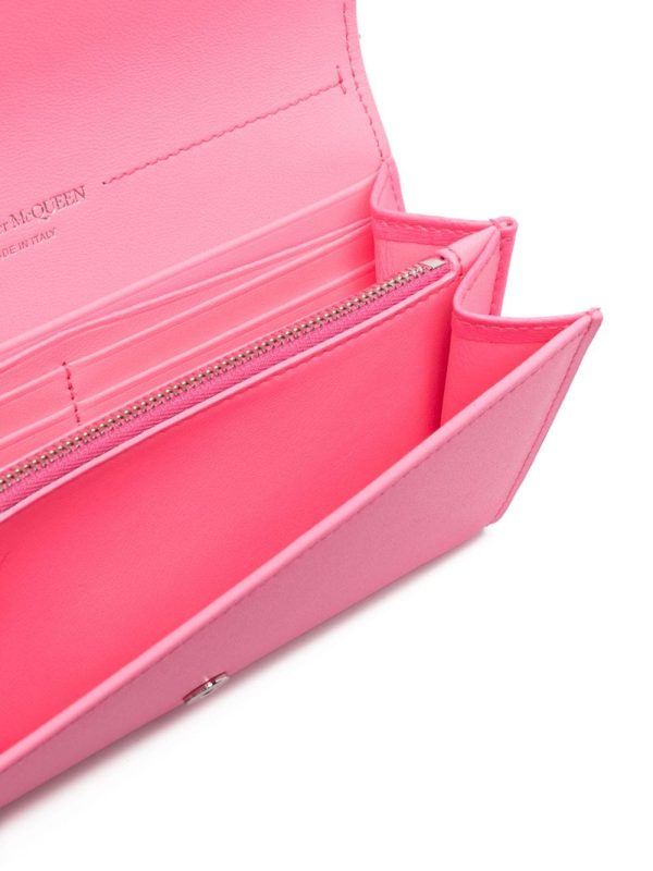 Alexander McQueen Skull leather clutch bag - Image 3