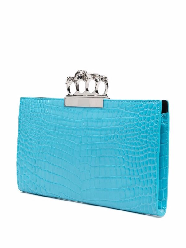 Alexander McQueen Skull Four Ring clutch bag - Image 3