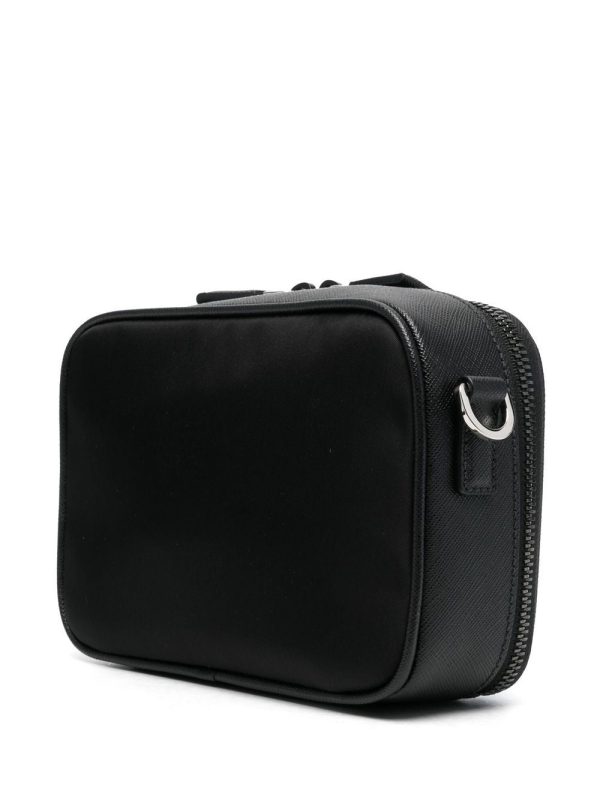 Prada triangle-logo Brique messenger bag - Image 3