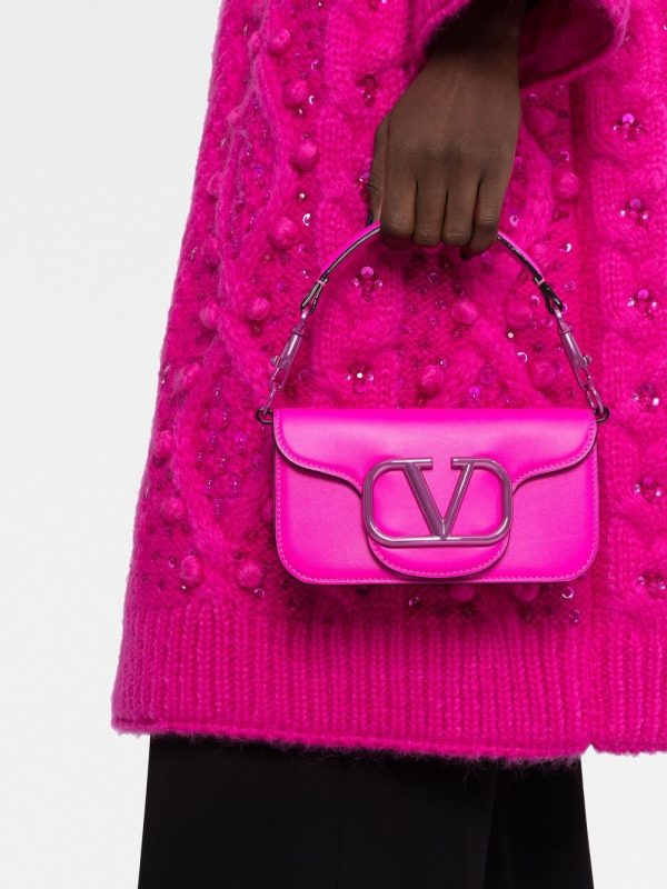 Valentino Garavani Locò logo-plaque shoulder bag - Image 3