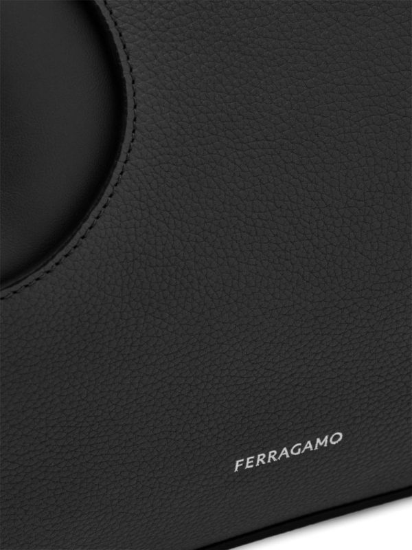 Ferragamo cut-out detail leather tote bag - Image 3