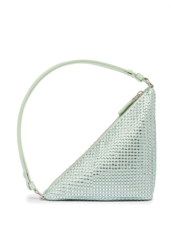 Prada Triangle crystal-embellished mini bag - Image 3