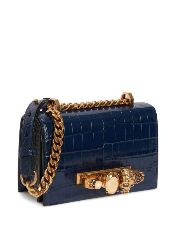 Alexander McQueen embellished-mini bag - Image 4