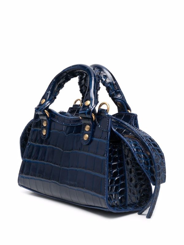 Balenciaga mini Classic City crocodile-effect bag - Image 3