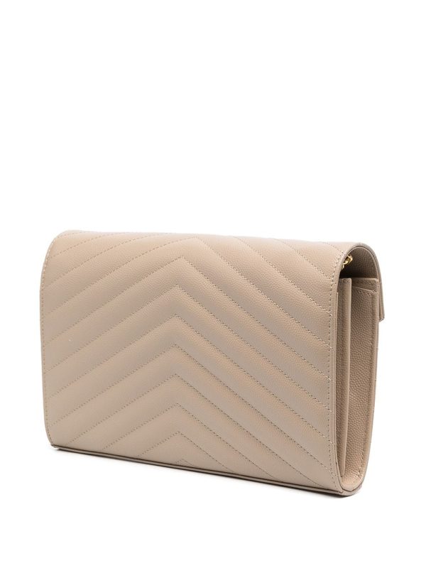 Saint Laurent monogram-plaque quilted shoulder bag - Image 3