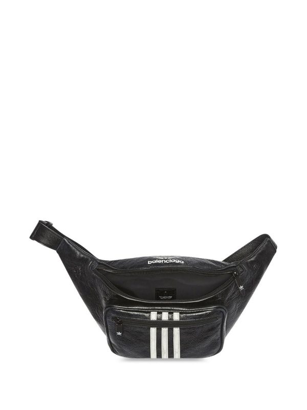 Balenciaga x Adidas trefoil-logo belt bag - Image 3