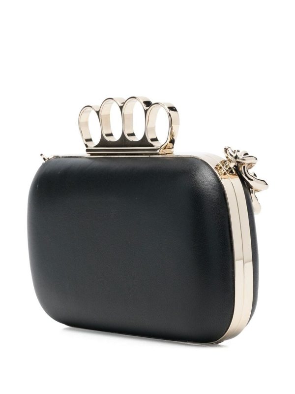 Alexander McQueen leather chain-link clutch-bag - Image 3