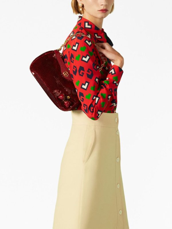 Gucci small Ophidia sequinned shoulder bag - Image 3