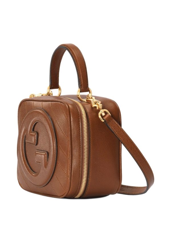 Gucci Blondie logo-patch tote bag - Image 3