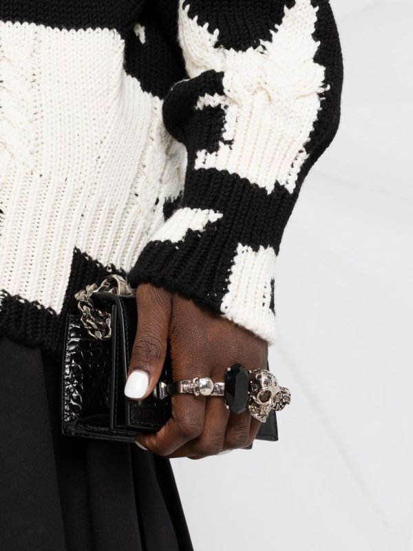 Alexander McQueen mini jewelled satchel - Image 3