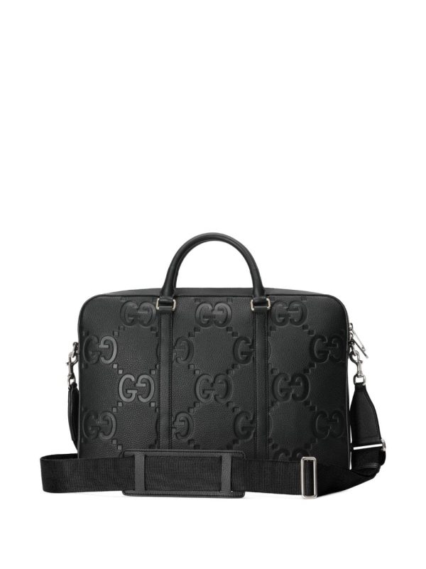 Gucci debossed-logo laptop bag - Image 3