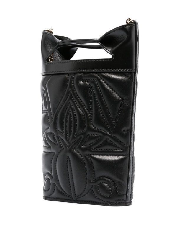 Alexander McQueen embroidered mini bucket bag - Image 4