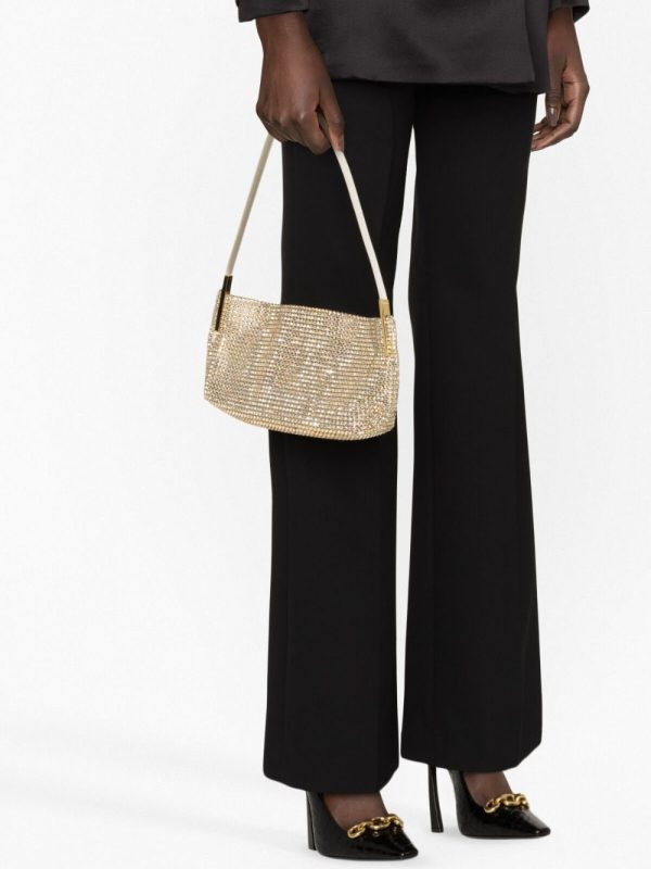 Saint Laurent Suzanne crystal-embellished shoulder bag - Image 3