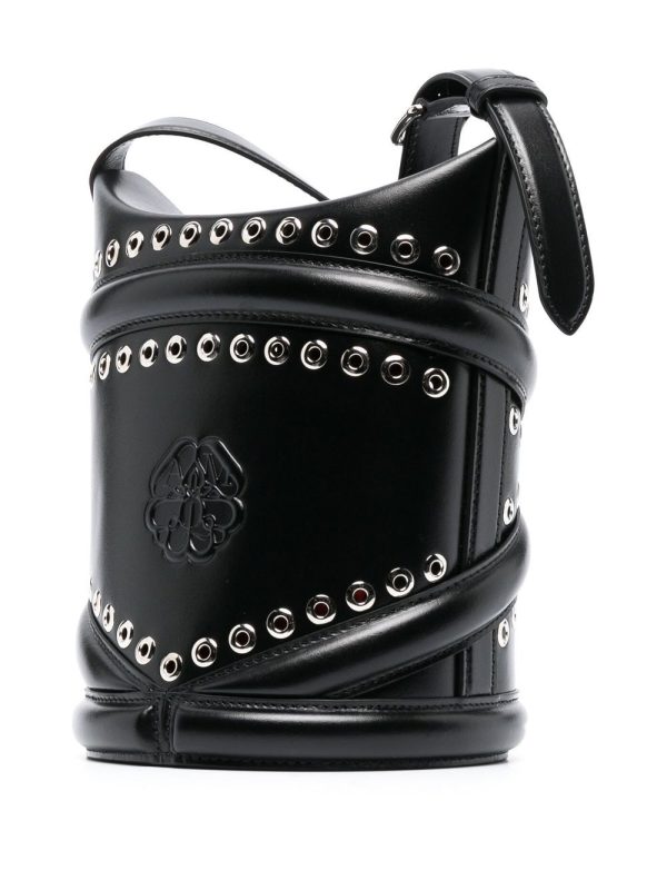 Alexander McQueen The Curve studded crossbody bag - Image 3