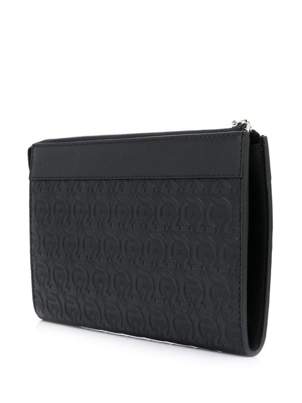 Ferragamo Gancini-embossed pouch - Image 3