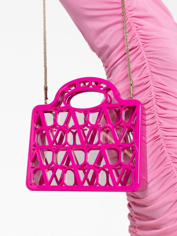 Valentino Garavani mini Le Troisième cut-out tote bag - Image 4