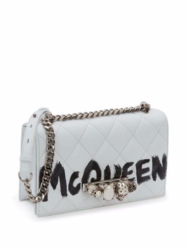 Alexander McQueen logo-print cross-body bag - Image 3