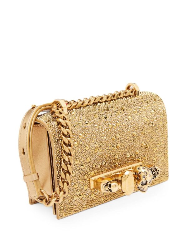 Alexander McQueen crystal-embellished crossbody bag - Image 4