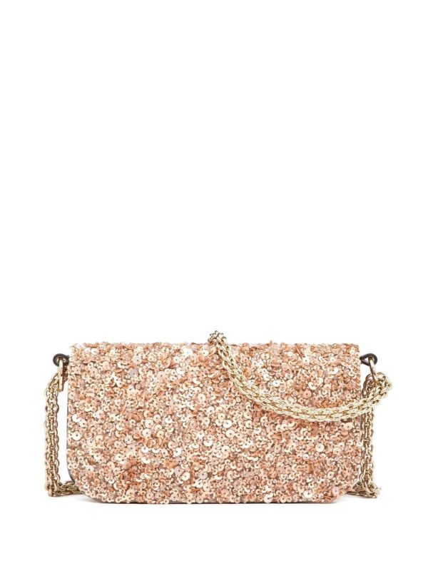 Valentino Garavani VLogo Signature sequin-embellished mini bag - Image 2