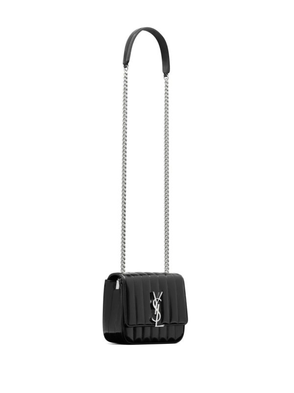 Saint Laurent small Vicky quilted shoulder bag - Image 3