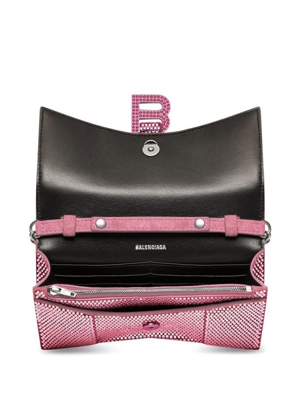 Balenciaga Hourglass rhinestone wallet bag - Image 3
