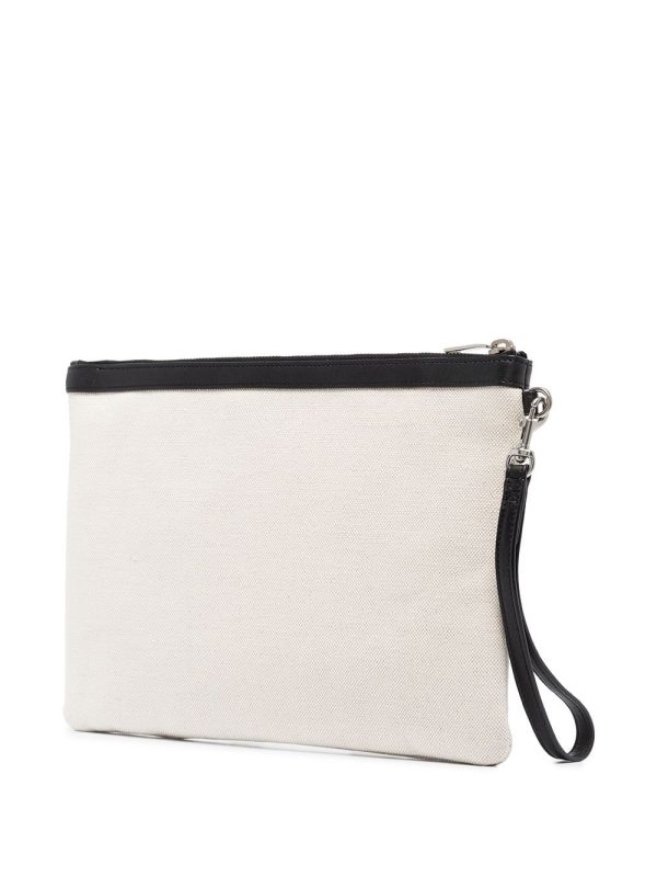 Saint Laurent Rive Gauche canvas pouch - Image 3