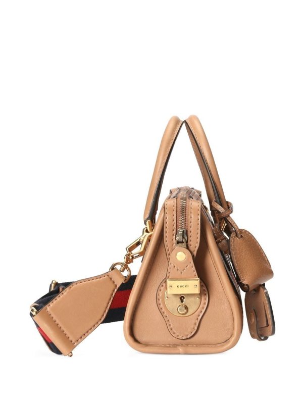 Gucci Doppia G striped tote - Image 3