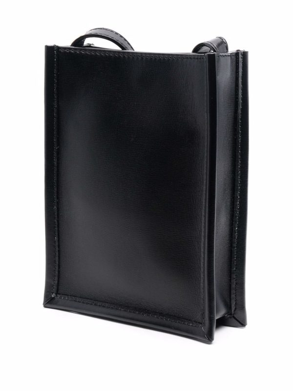 Alexander McQueen embroidered logo messenger bag - Image 4