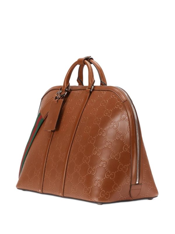 Gucci GG embossed duffle bag - Image 3