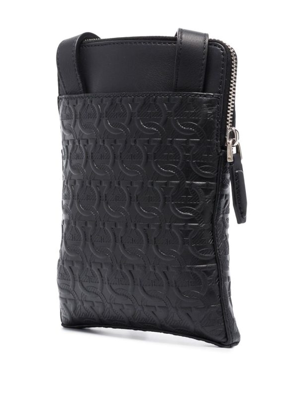 Ferragamo Gancini embossed messenger bag - Image 3