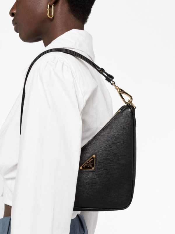 Prada Triangle leather shoulder bag - Image 3