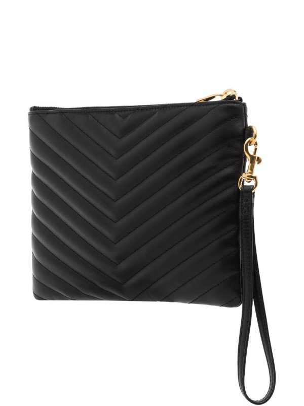 Saint Laurent quilted leather purse - Image 4