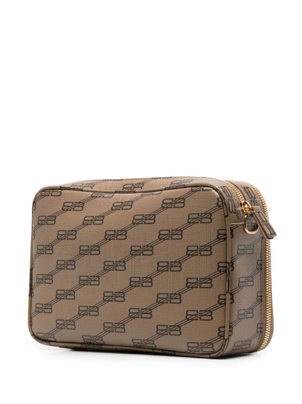 Balenciaga BB-print leather clutch bag - Image 3