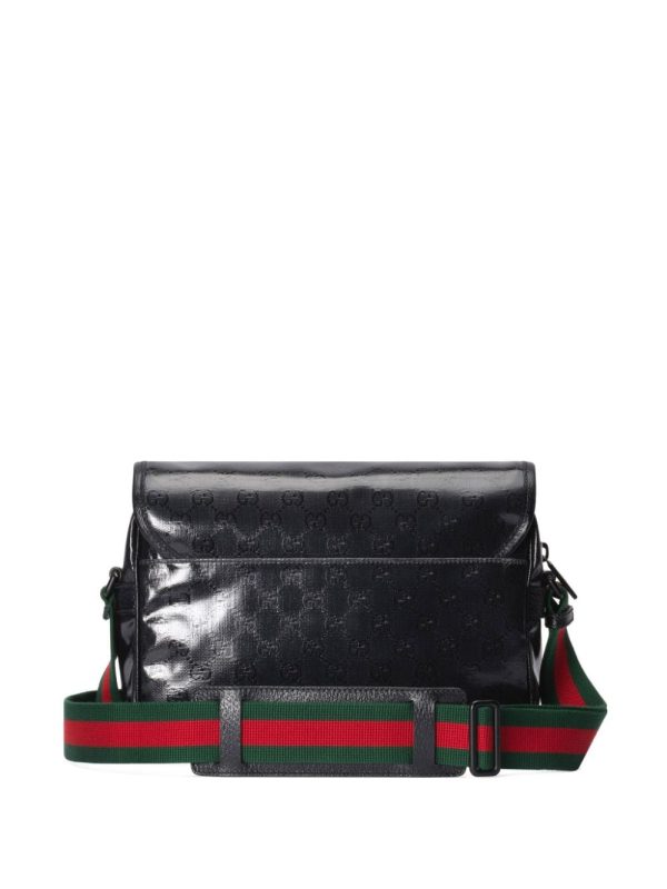 Gucci GG crystal-embellished messenger bag - Image 3