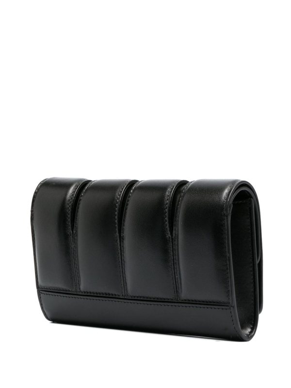 Alexander McQueen skull ring-hardware clutch bag - Image 3