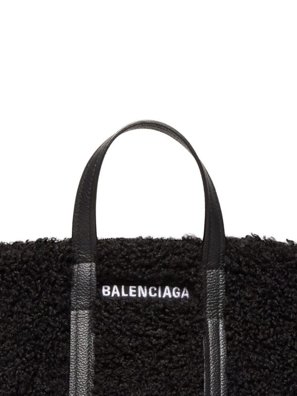 Balenciaga Everyday faux-shearling tote bag - Image 3