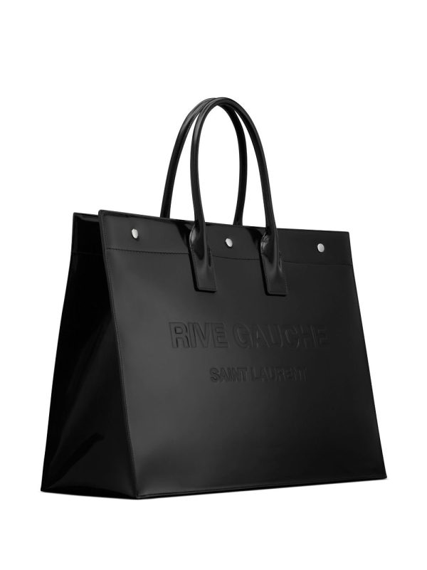 Saint Laurent Rive Gauche leather tote bag - Image 3