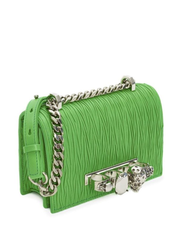 Alexander McQueen mini jewelled quilted satchel - Image 3