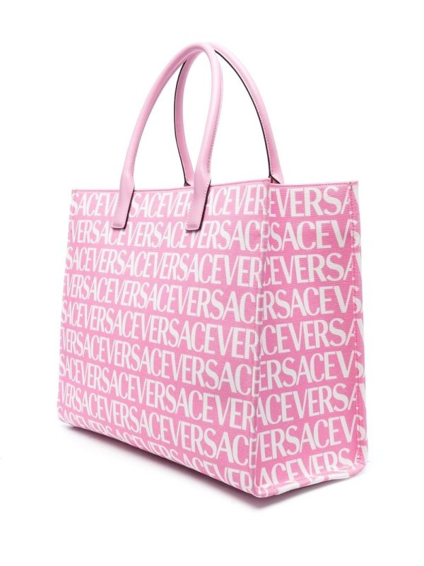 Versace all-over logo-print tote bag - Image 3
