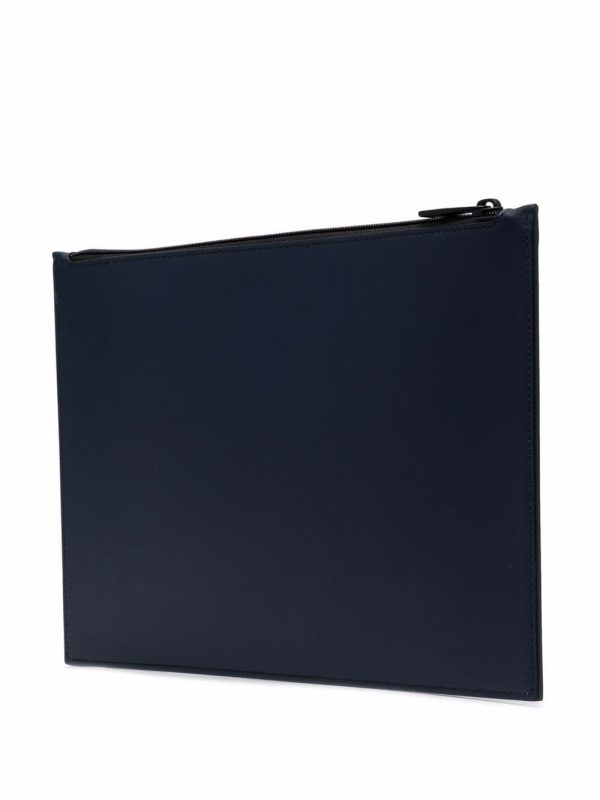 Alexander McQueen logo-print clutch bag - Image 3