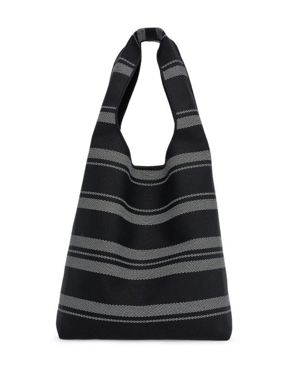 Ferragamo logo-print braided tote bag - Image 3