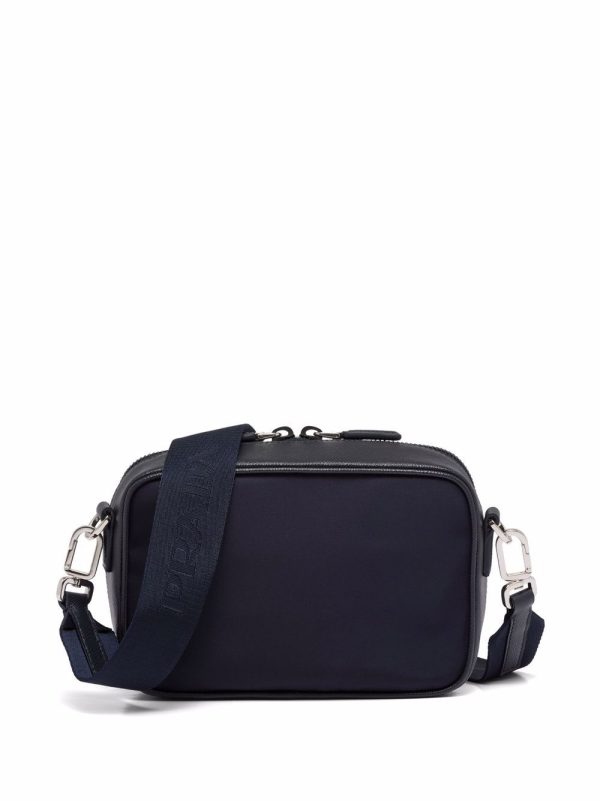 Prada triangle-logo Brique messenger bag - Image 3