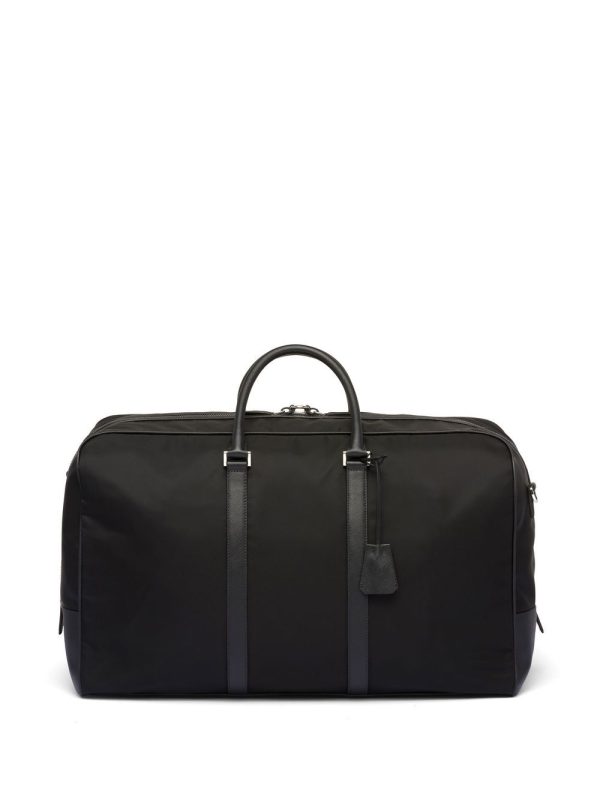 Prada logo-patch duffle bag - Image 3
