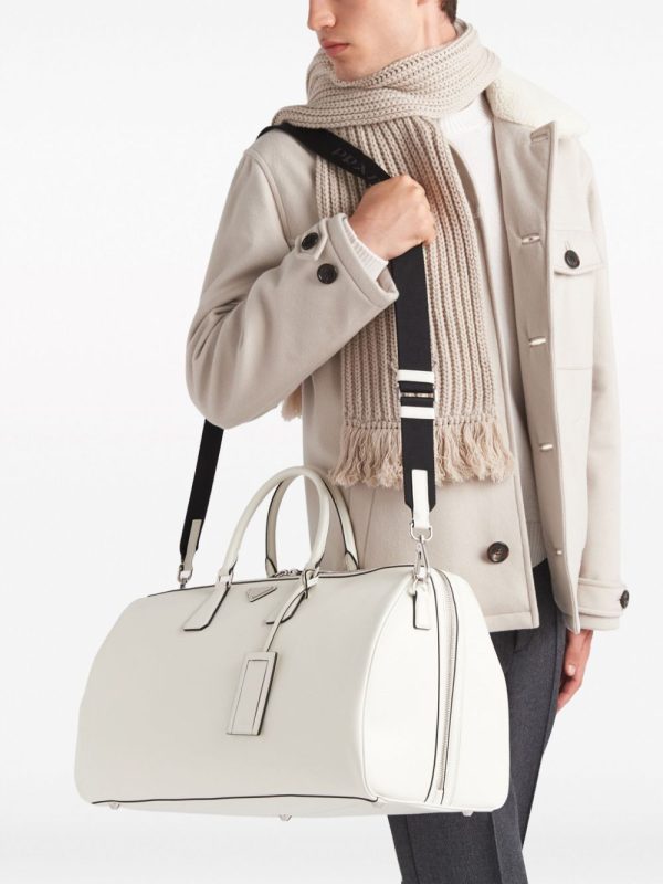Prada triangle-logo leather bag - Image 3